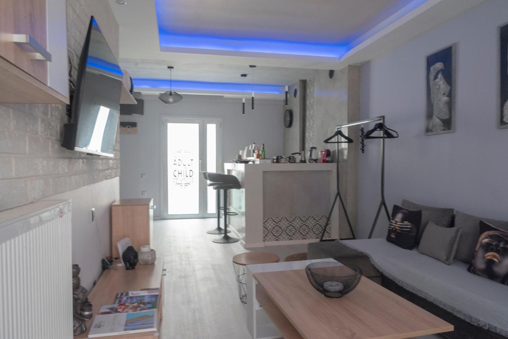Vip Apt. Pezodromos Kalamarias Tesalonika Bagian luar foto