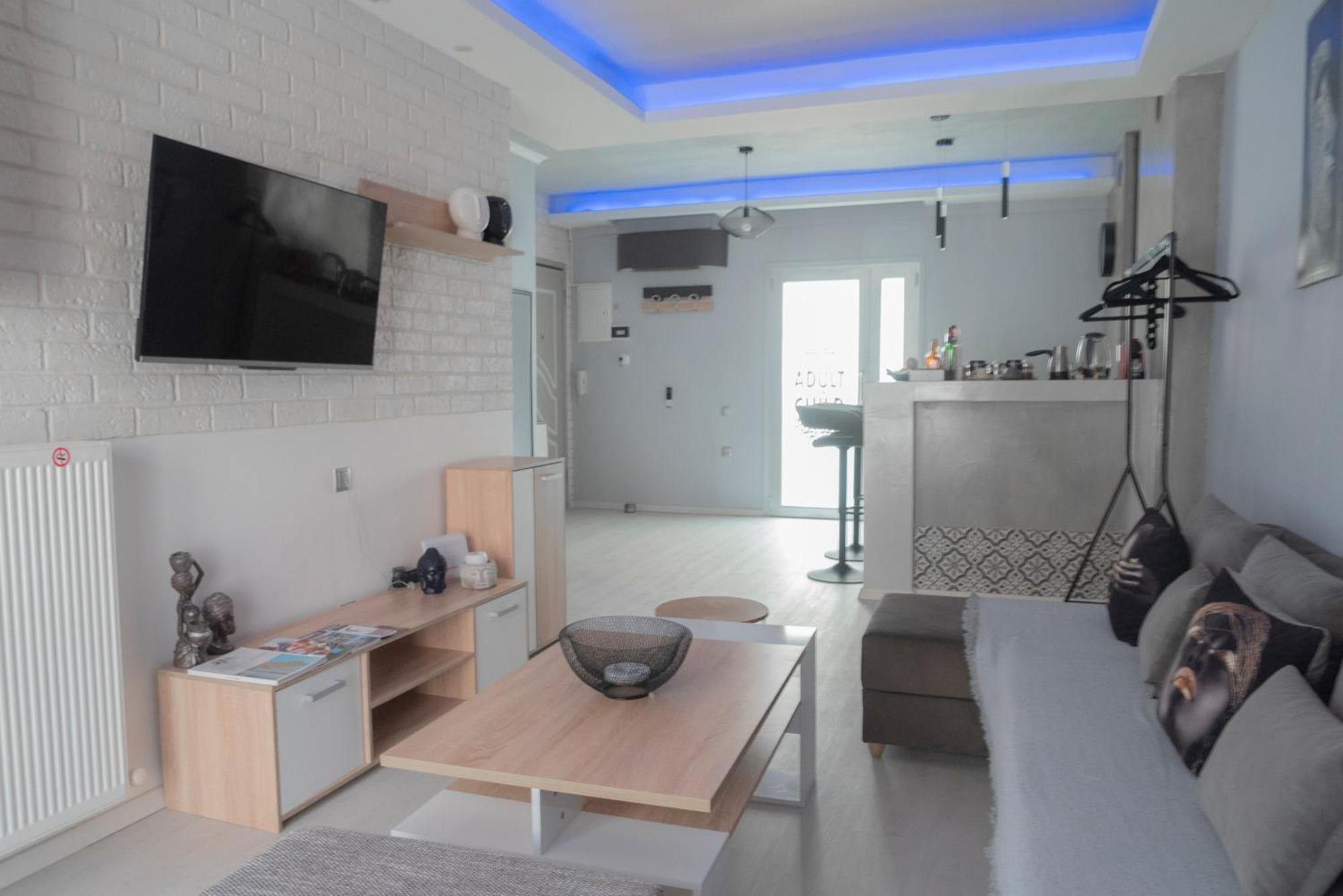 Vip Apt. Pezodromos Kalamarias Tesalonika Bagian luar foto